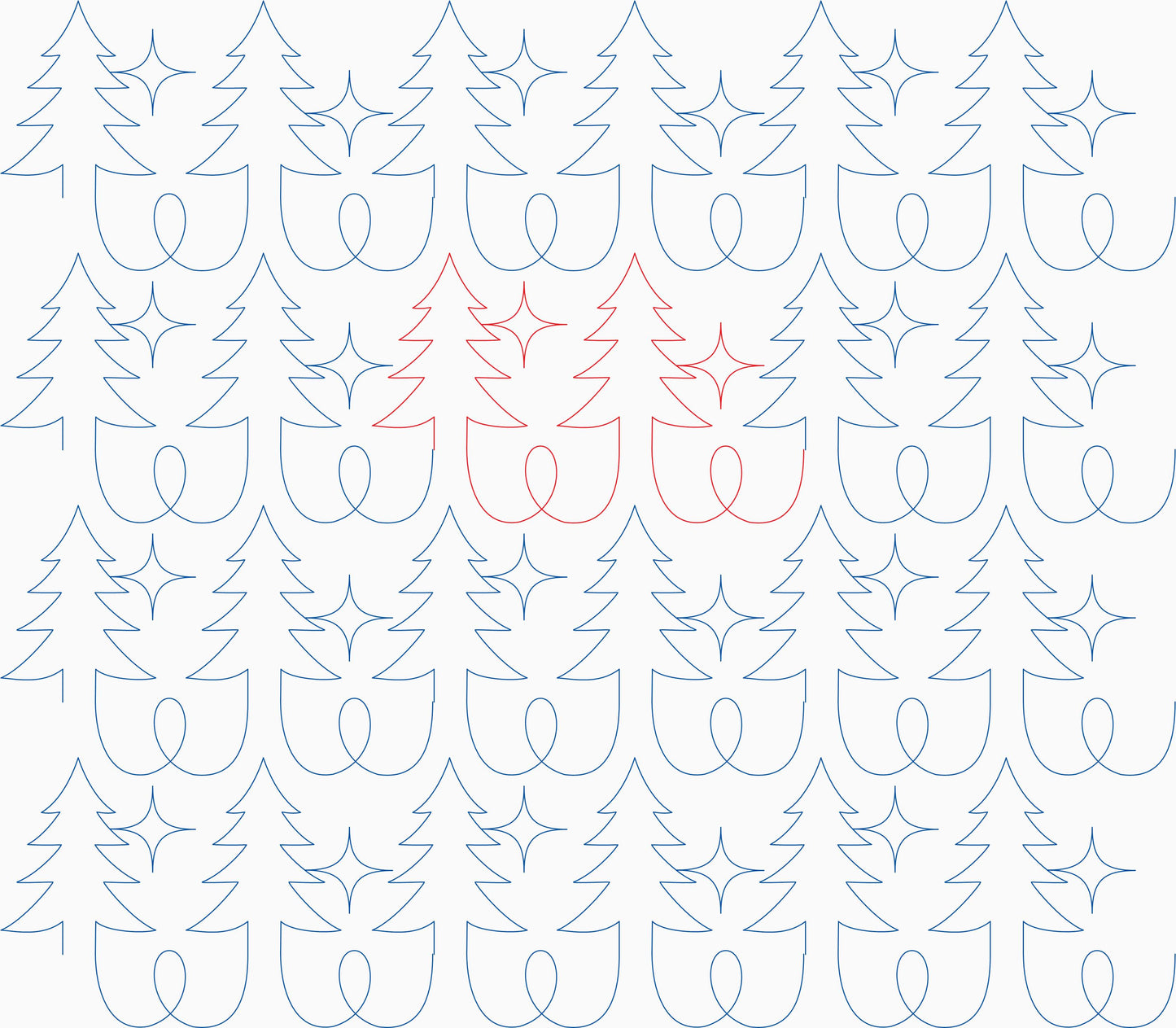 Row of Pines