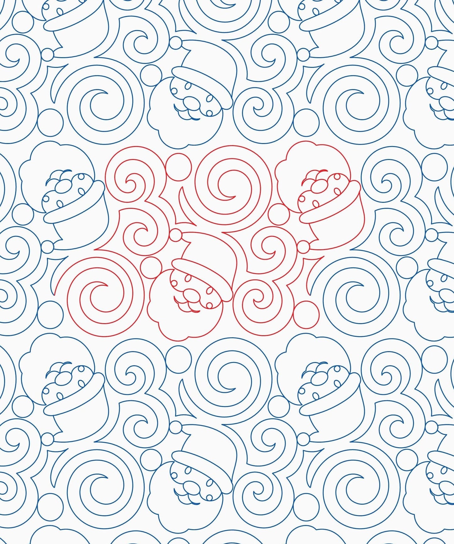 Swirly Santa