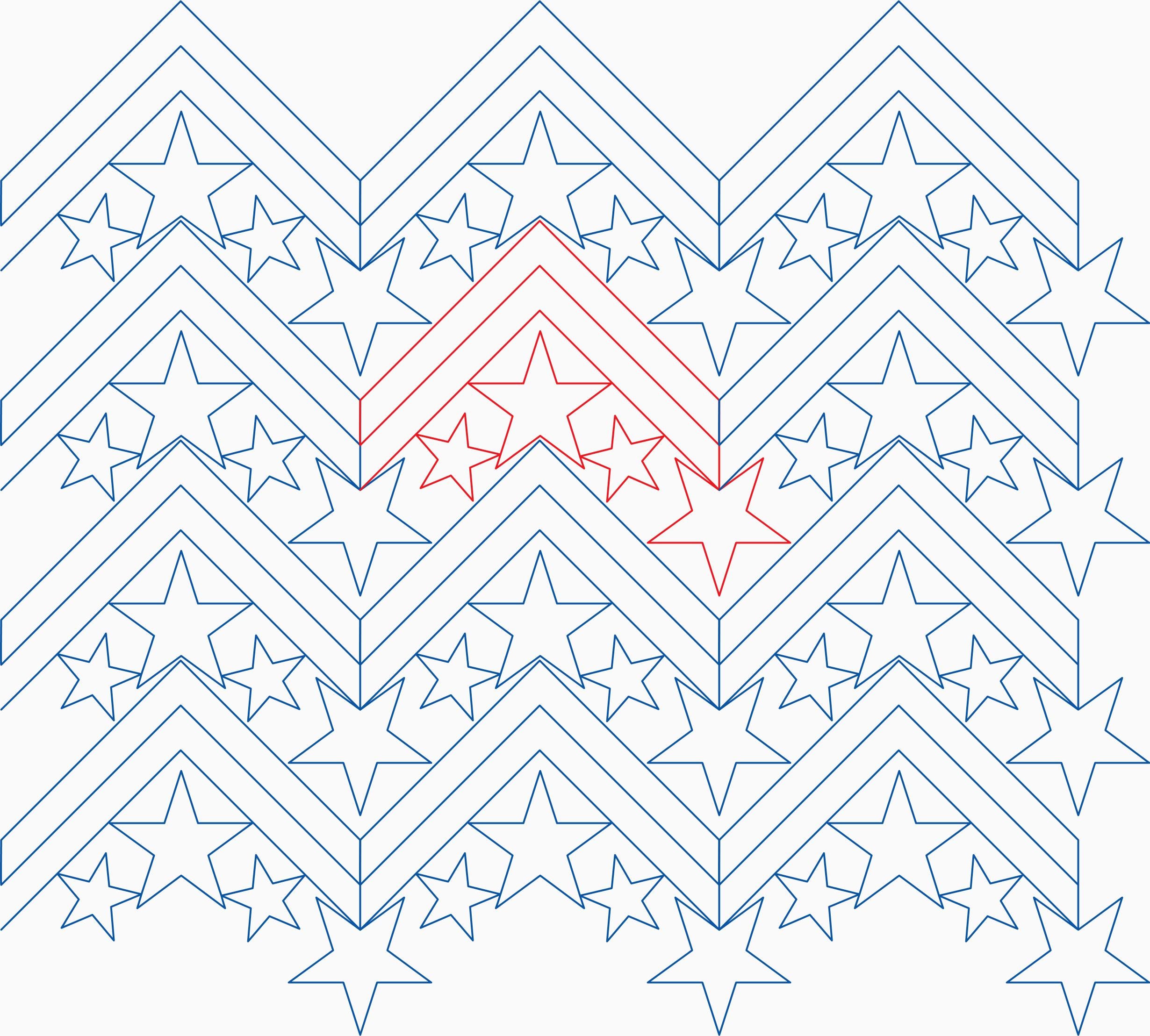 Star Strip Pattern Chevron Star Stripe – Sew Shabby Quilting