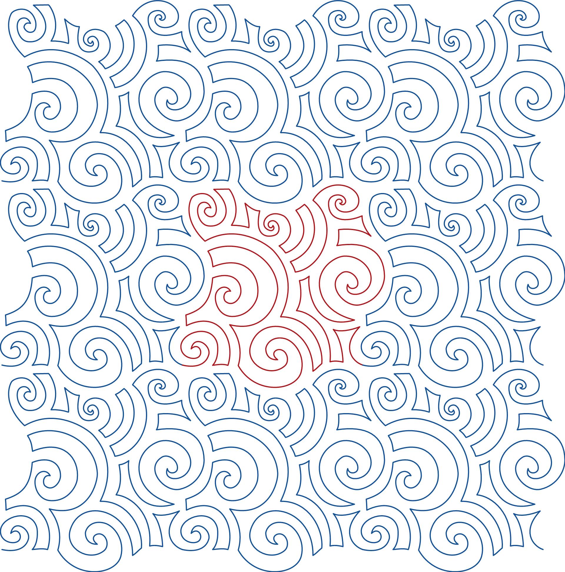 Coiling Pattern Style Curvy Coil – Sew Shabby Quilting