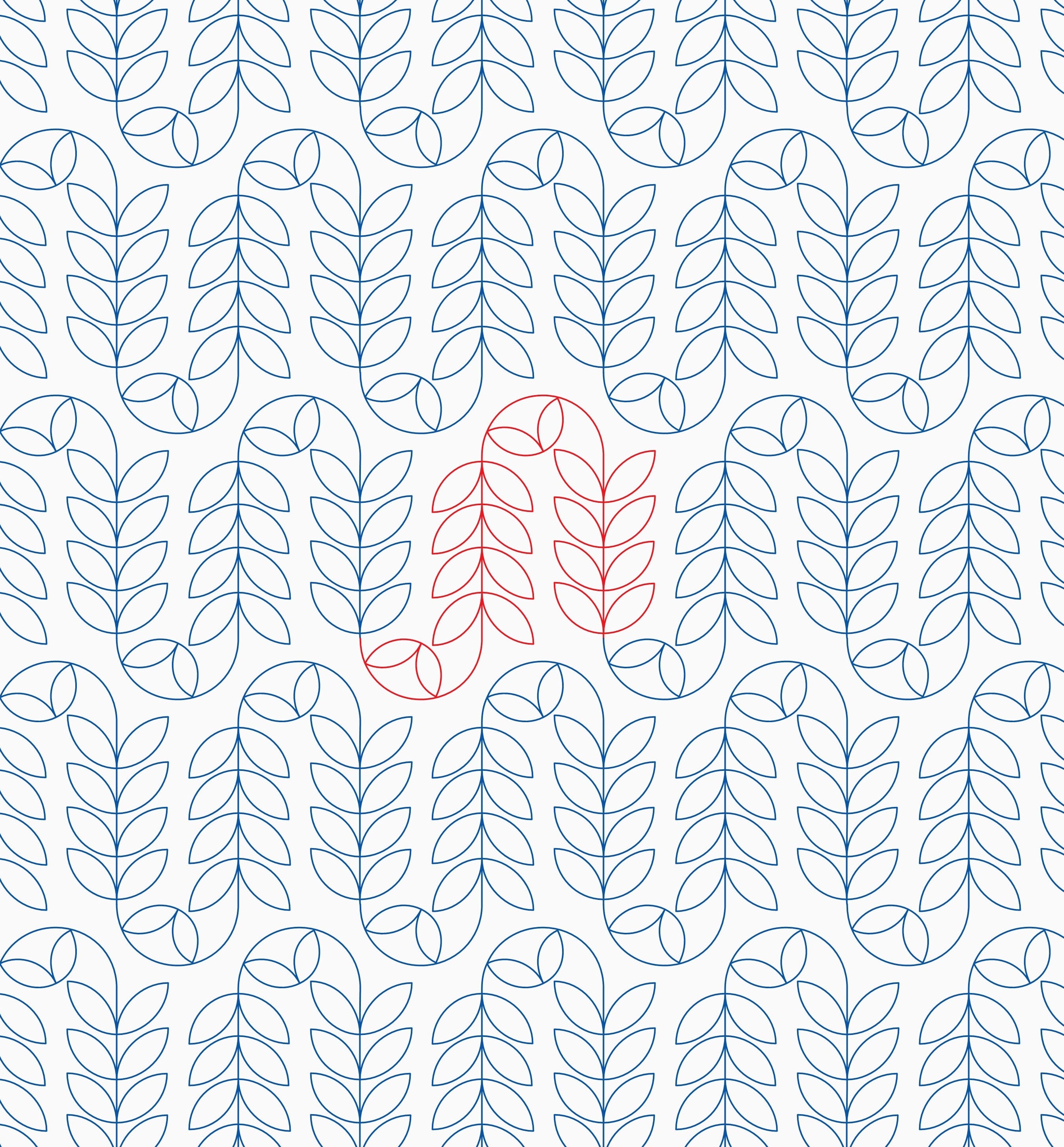 Curvy Foliage – Sew Shabby Quilting