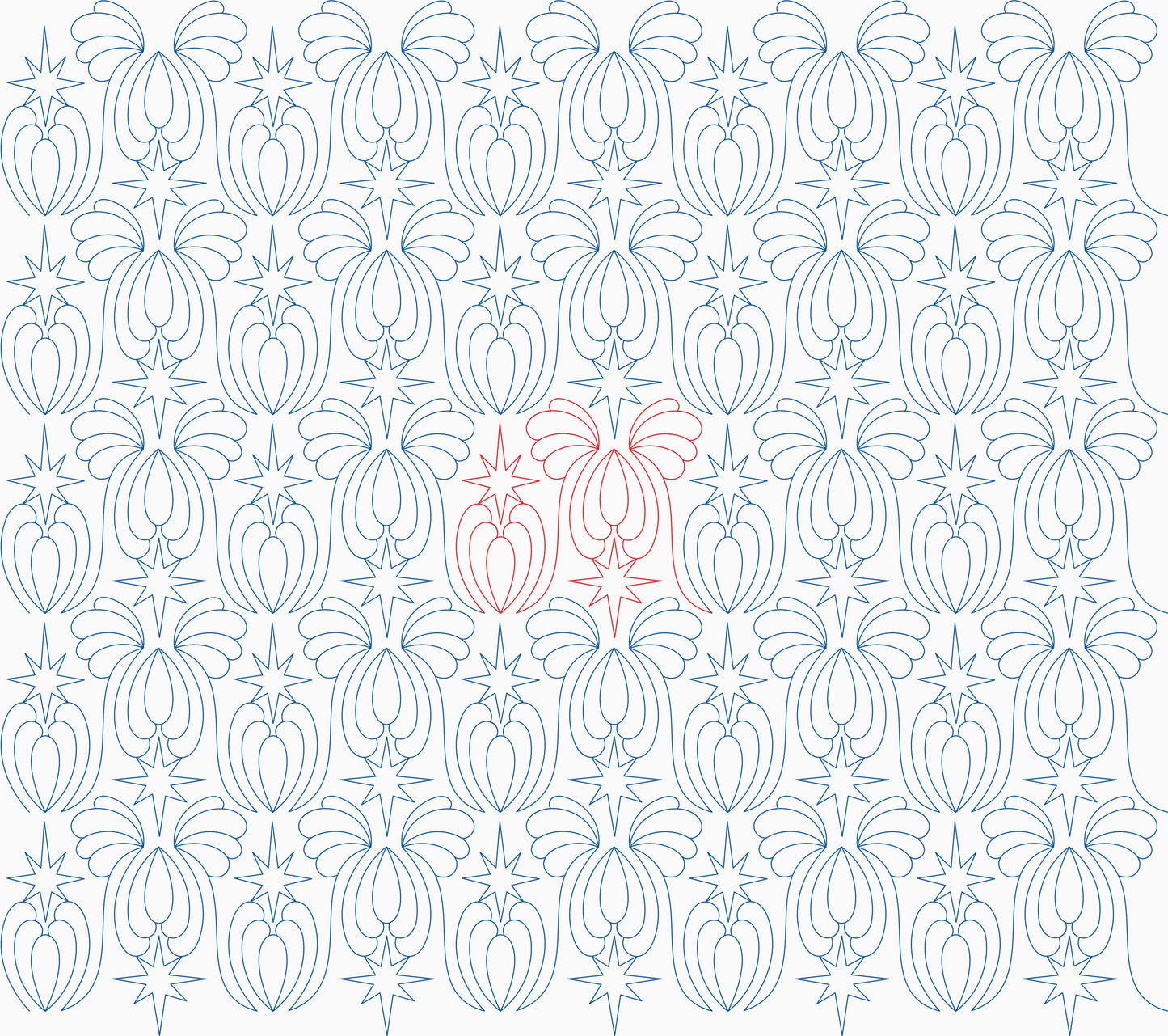 Feather Firework Stars