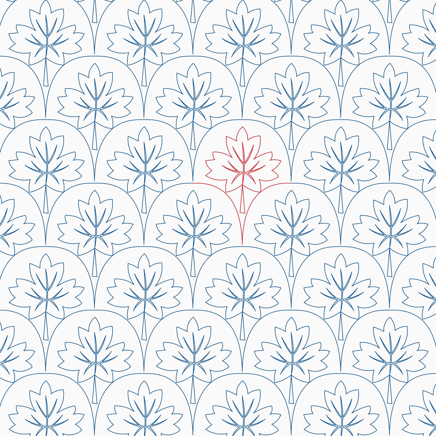 Fired Maple Leaves
