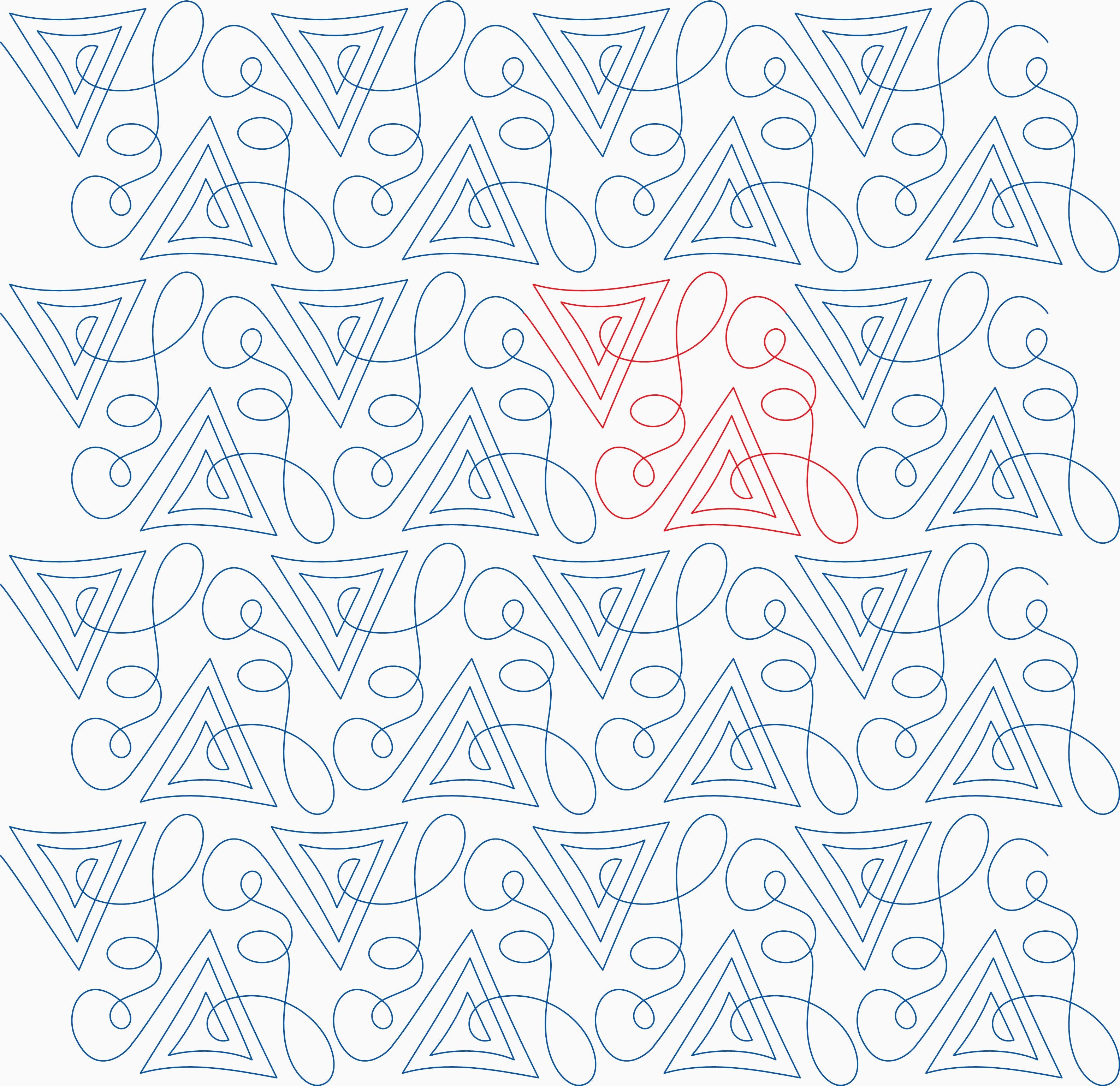 Triangle Loops – Sew Shabby Quilting